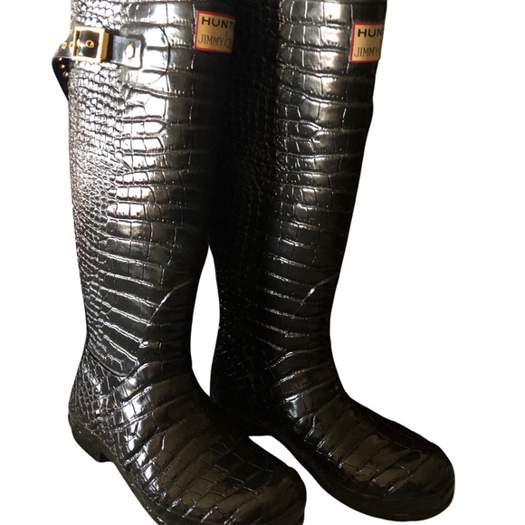 🌺🌺NEW🌺🌺JIMMY CHOO🌺CROC EMBOSSED🌺🌺 - Picture 1 of 15